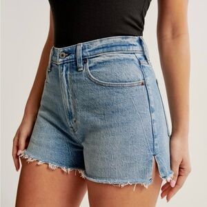 Abercrombie & Fitch Curve Love High Rise Mom Short